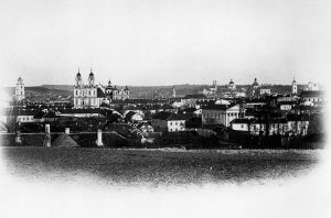 Panoramic view from the West, Vilnius